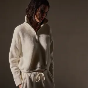Cozy Half Zip - Ivory