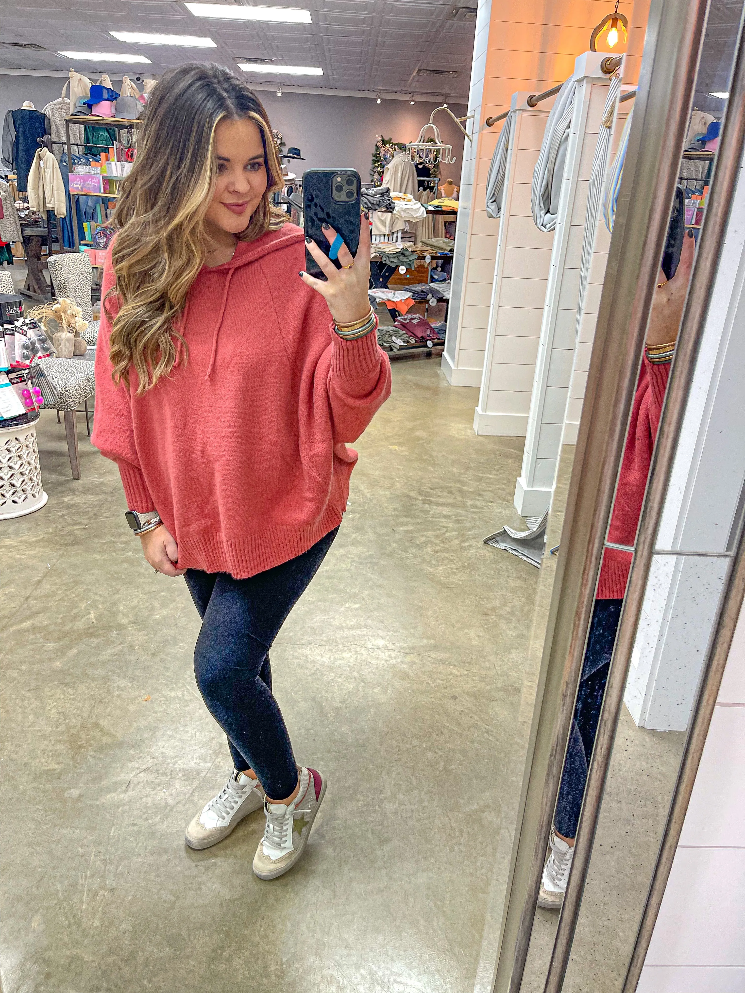 Cozy Is Calling Knit Hoodie
