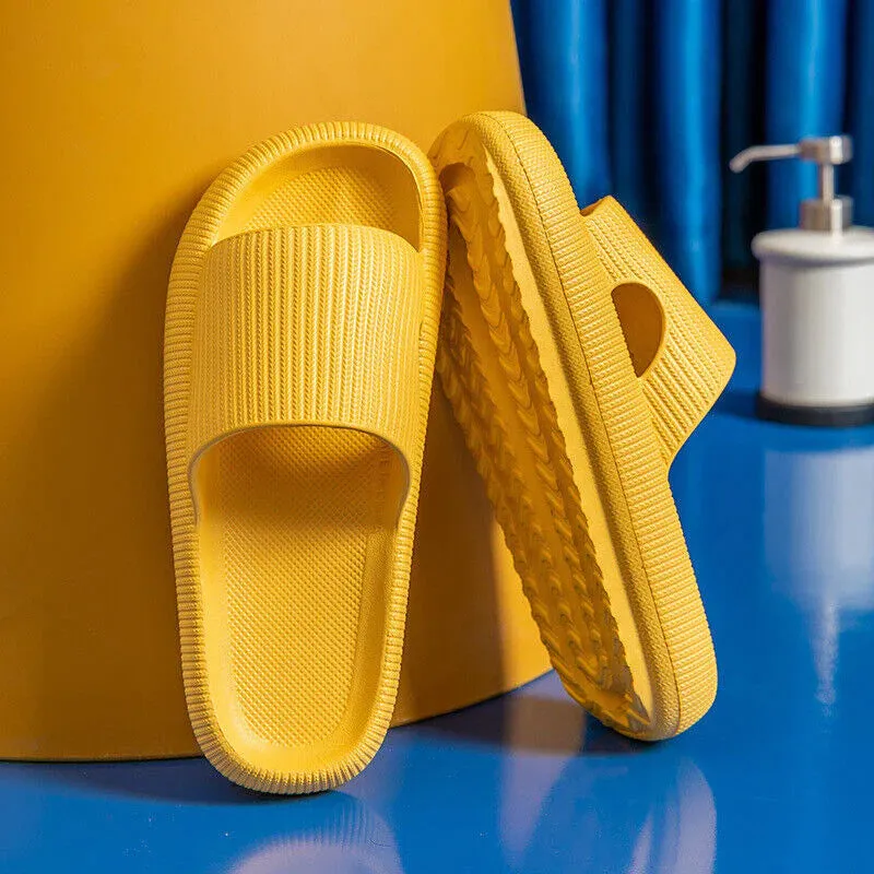 Cozy Pillow Slides Anti-Slip Sandals Ultra Soft Slippers Cloud Home Outdoor Shoe