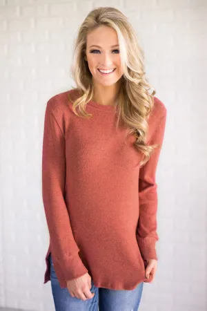 Cozy Up Top - Speckled Mauve