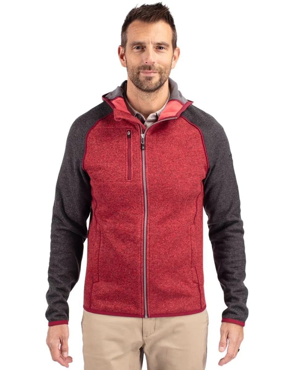 Cutter & Buck Men's Mainsail Full Zip Hooded Jacket