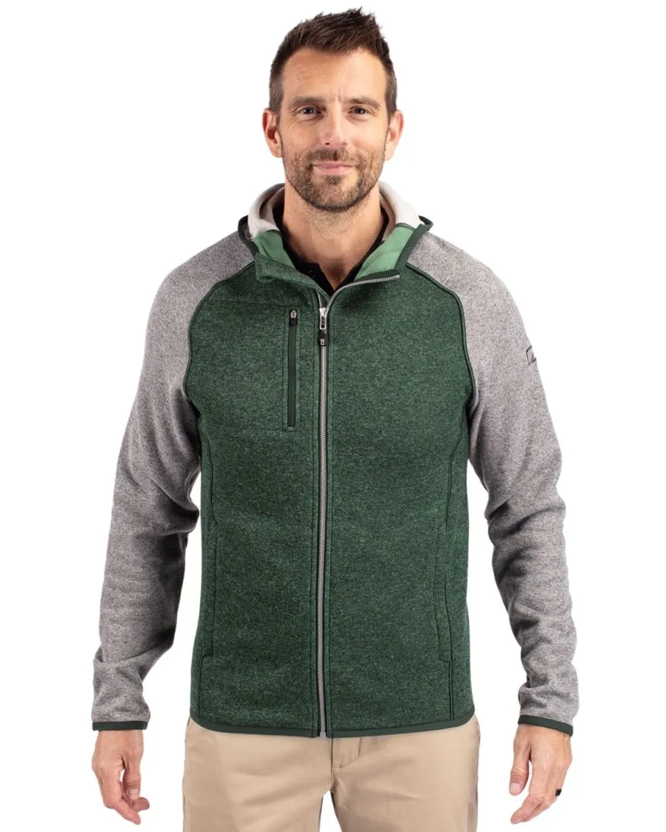 Cutter & Buck Men's Mainsail Full Zip Hooded Jacket