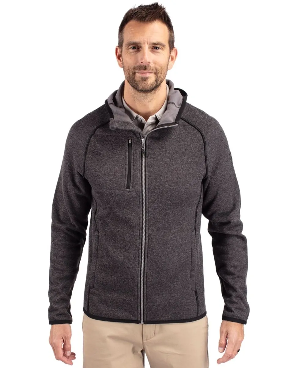 Cutter & Buck Men's Mainsail Full Zip Hooded Jacket