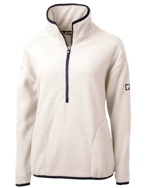 Cutter & Buck Women's Cascade Eco Sherpa Fleece Pullover Jacket
