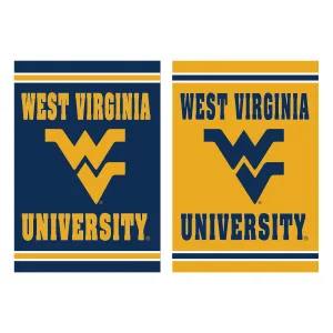 Embossed Suede Flag, House Size, West Virginia University,13es967