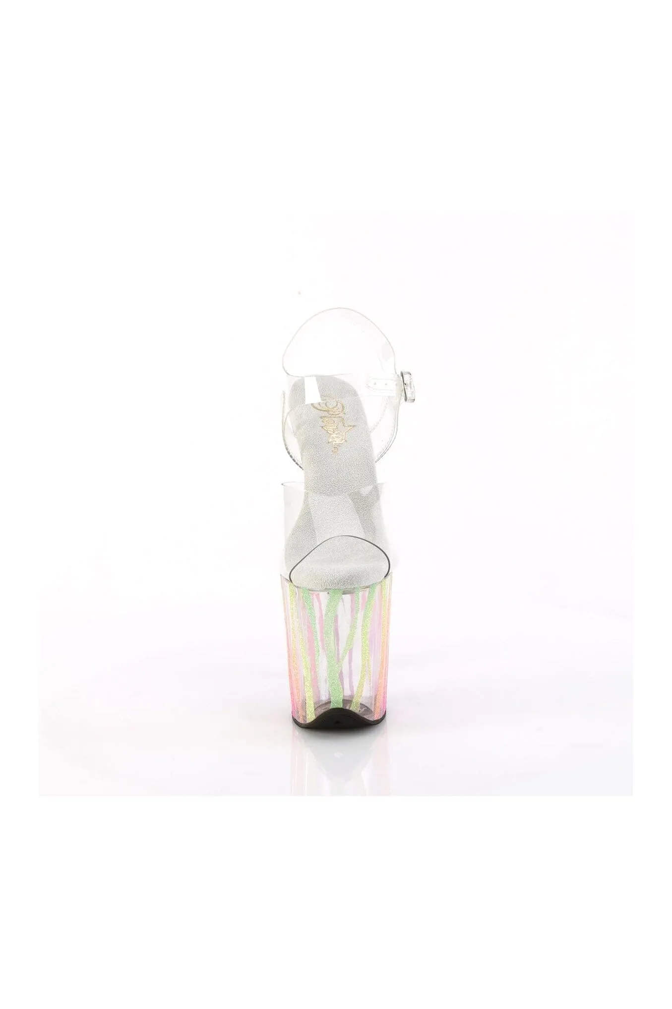 FLAMINGO-808RG-03 Clear Vinyl Sandal