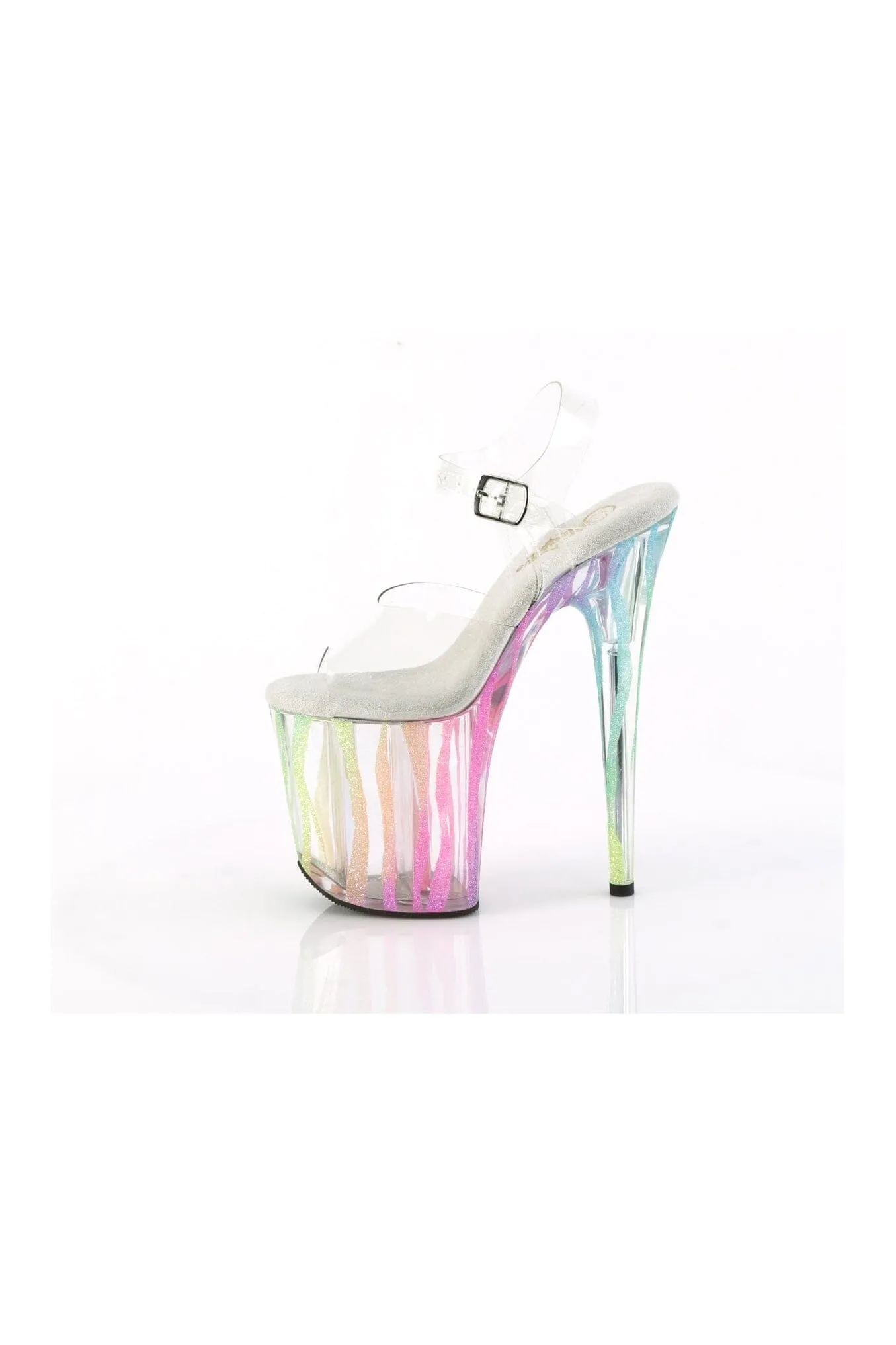FLAMINGO-808RG-03 Clear Vinyl Sandal