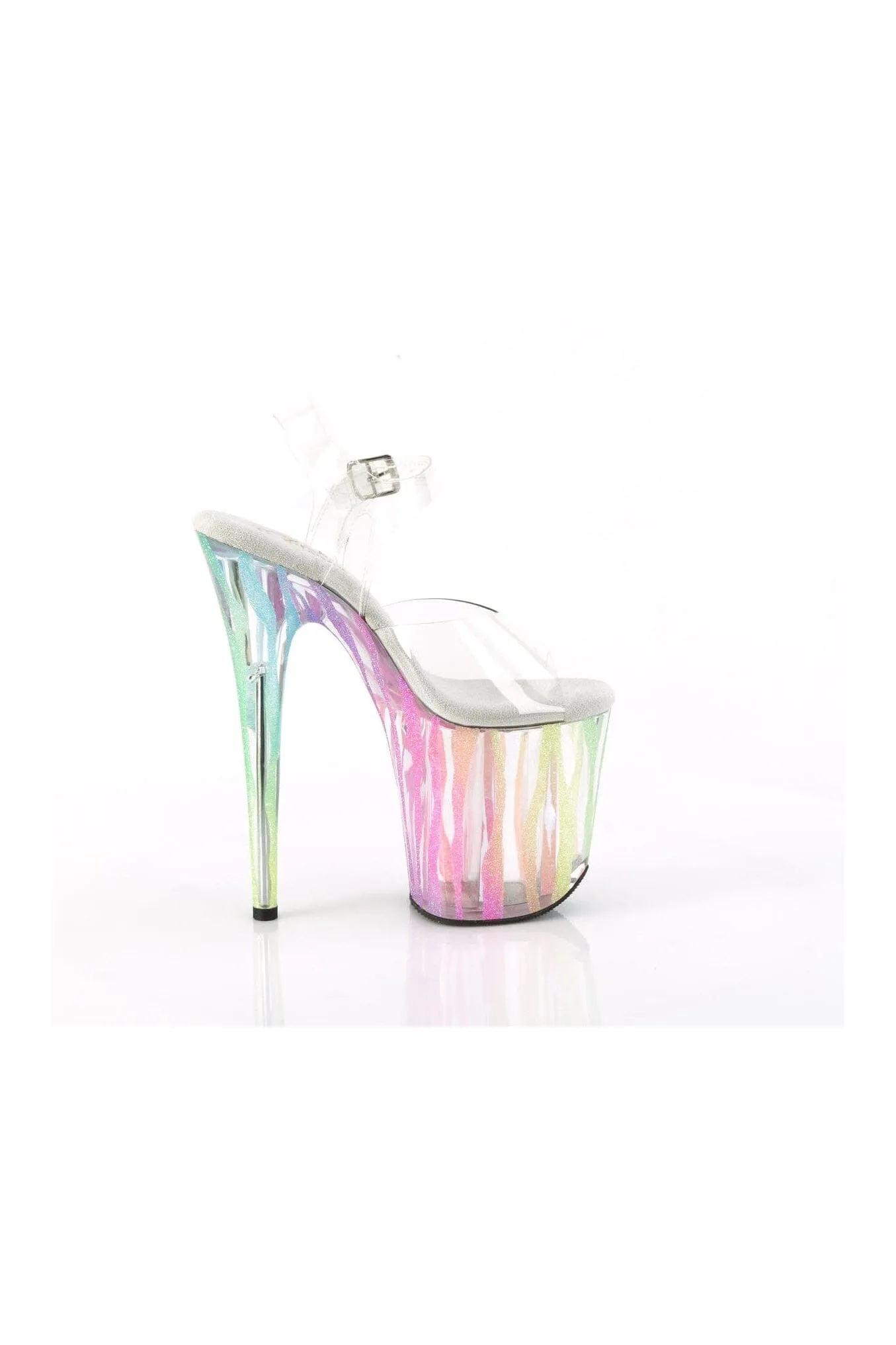 FLAMINGO-808RG-03 Clear Vinyl Sandal