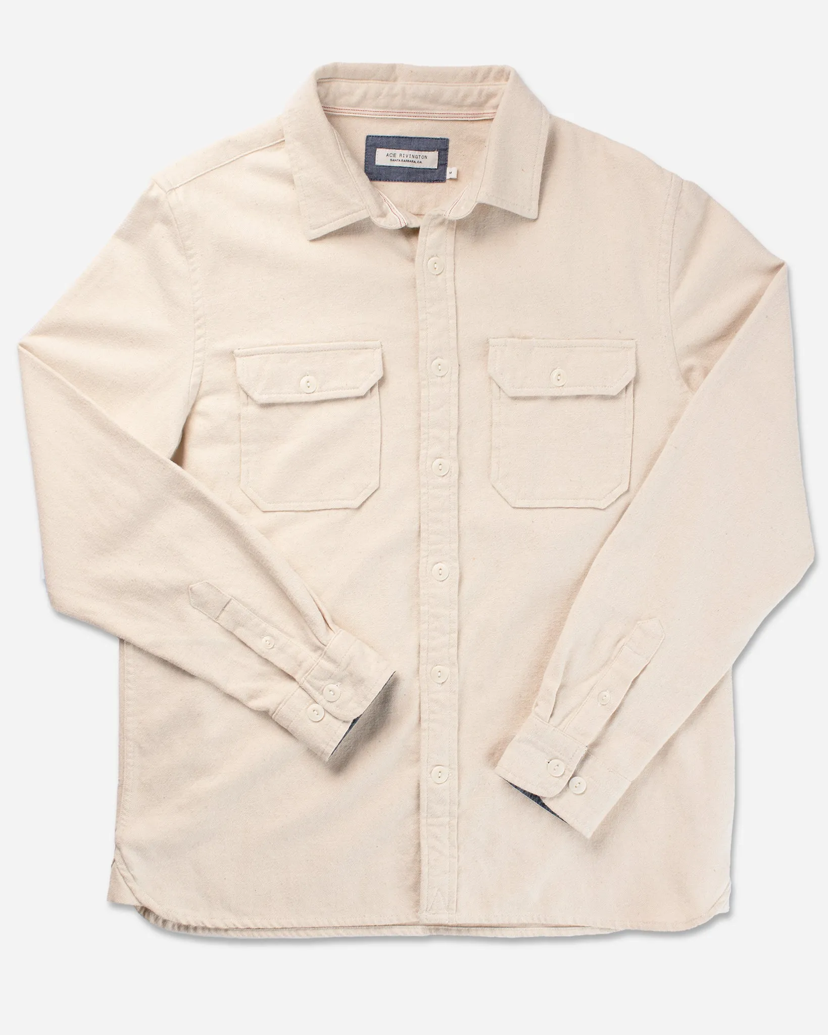 Flannel - Utility Shirt - Ecru