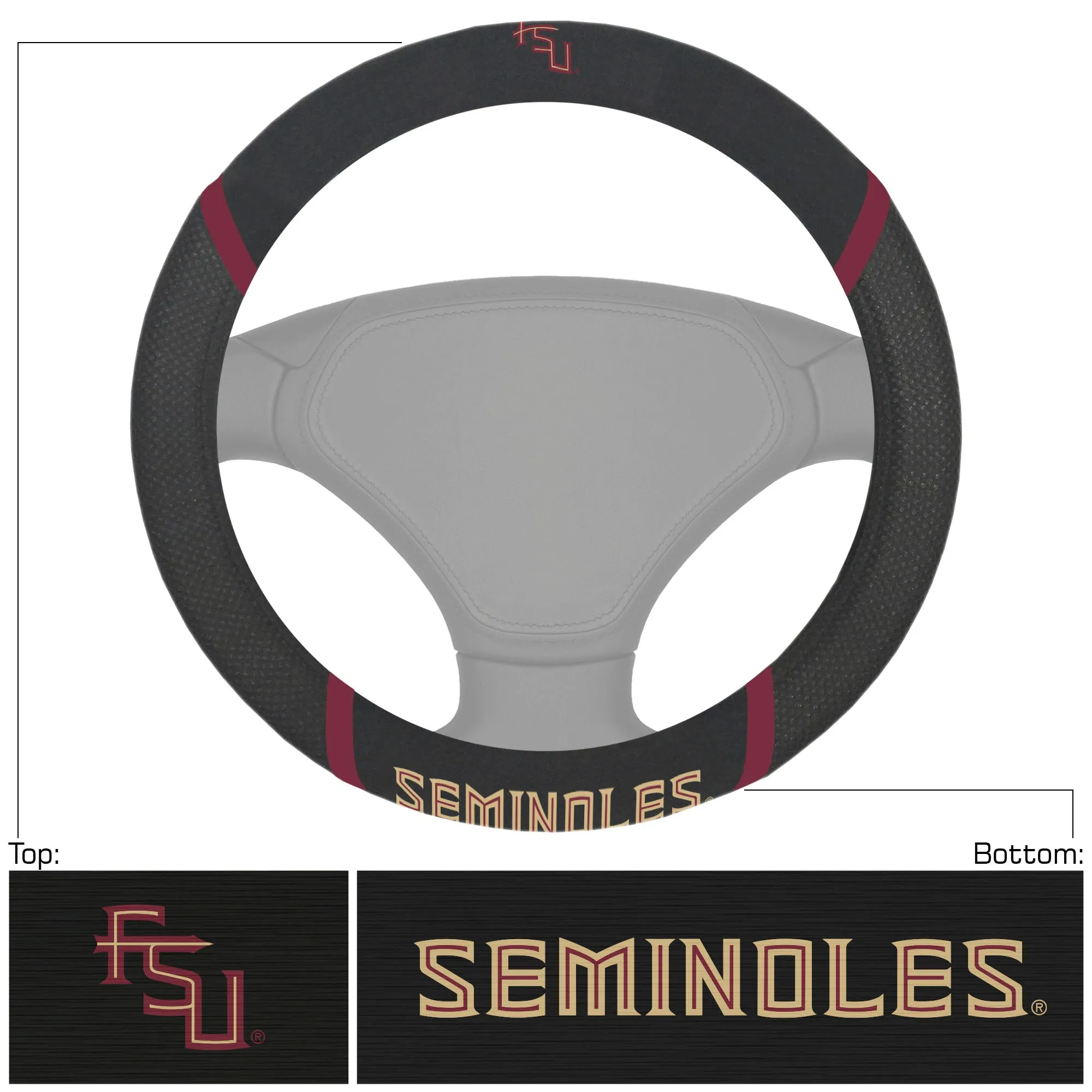 Florida State University Steering Wheel Cover