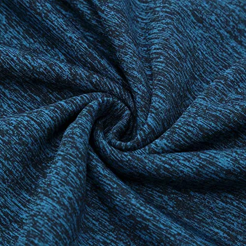 Fulbelle Womens Running Clothes, Women's Fall Long Sleeve Casual Tops Yoga Running Athletic Gym Workout Clothes Comfortable Cozy Outdoor T-Shirt Stretchy Quick Dry Clothing Dark Blue M