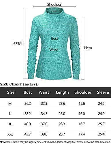 Fulbelle Womens Running Clothes, Women's Fall Long Sleeve Casual Tops Yoga Running Athletic Gym Workout Clothes Comfortable Cozy Outdoor T-Shirt Stretchy Quick Dry Clothing Dark Blue M