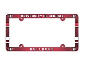 Georgia Bulldogs License Plate Frame - Full Color