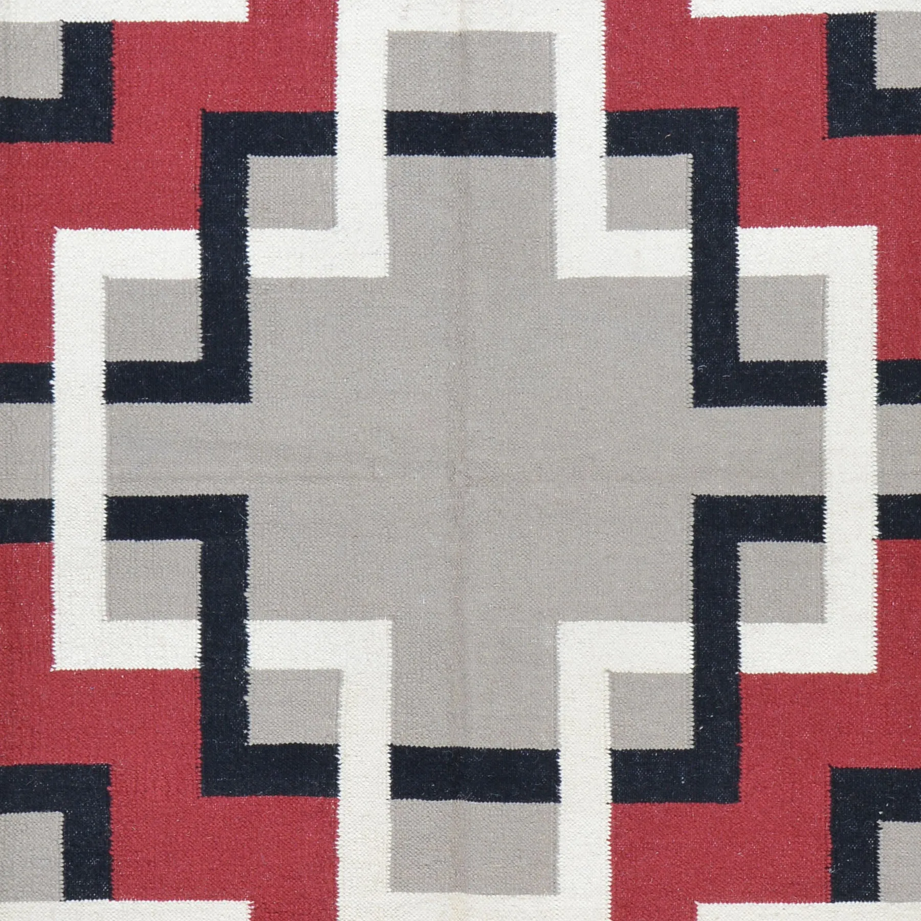 Hand-Woven Tribal Reversible Navajo Style Handmade Wool Rug (Size 8.0 X 10.0) Brral-6927