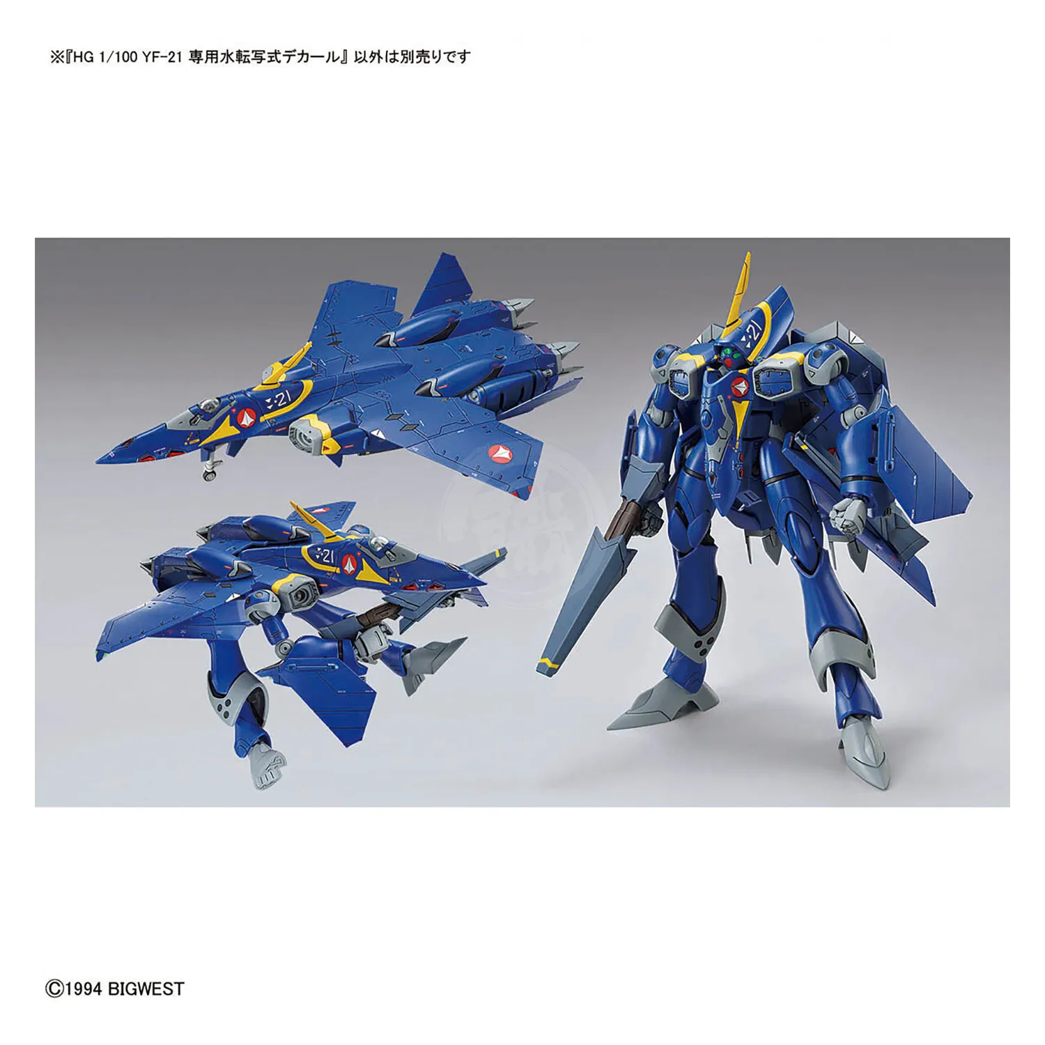 HG YF-21 Waterslide Decals