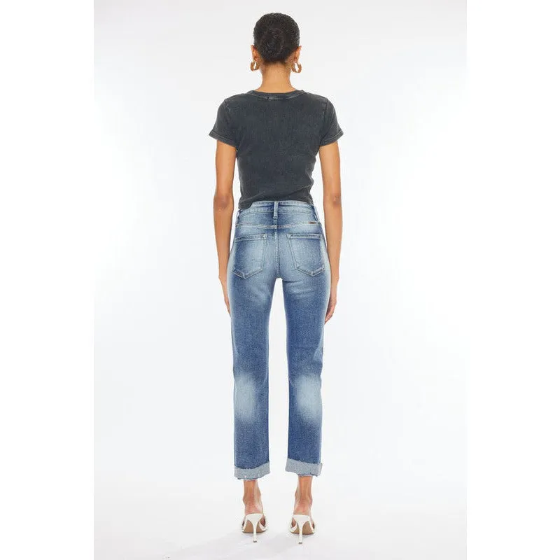 HIGH-RISE JEANS