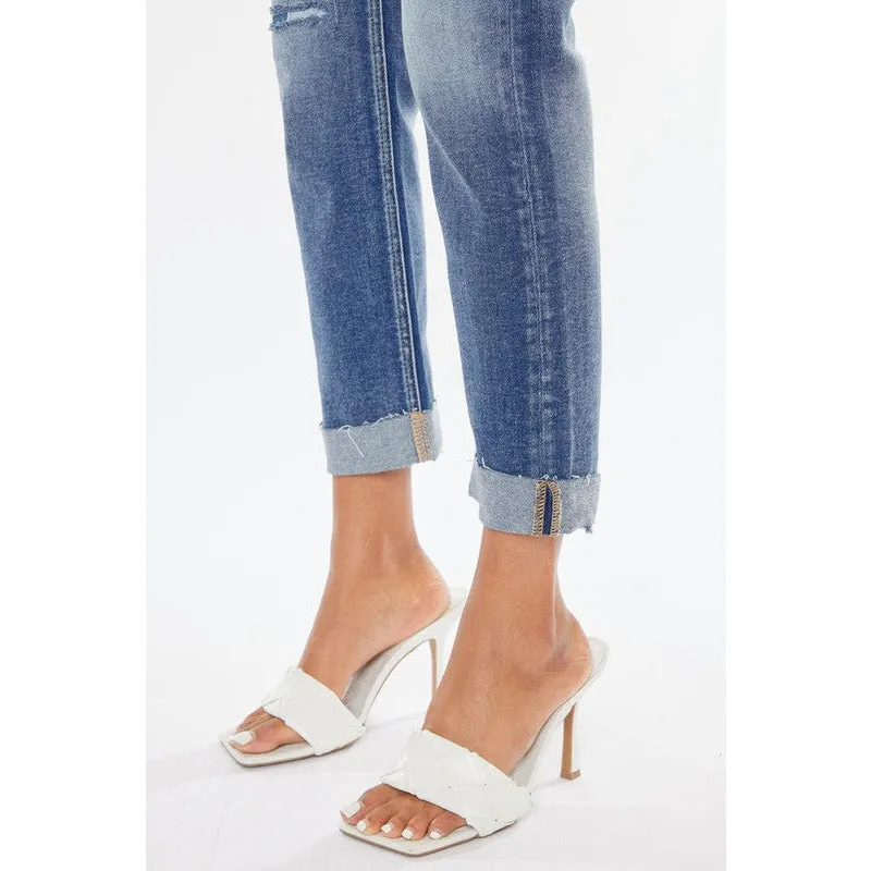 HIGH-RISE JEANS