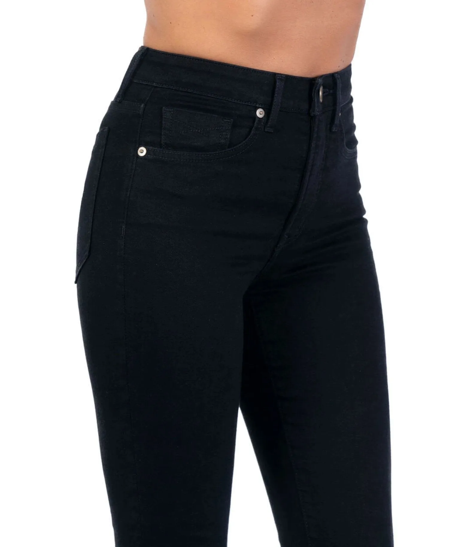 High-Rise Skinny - Jet Black