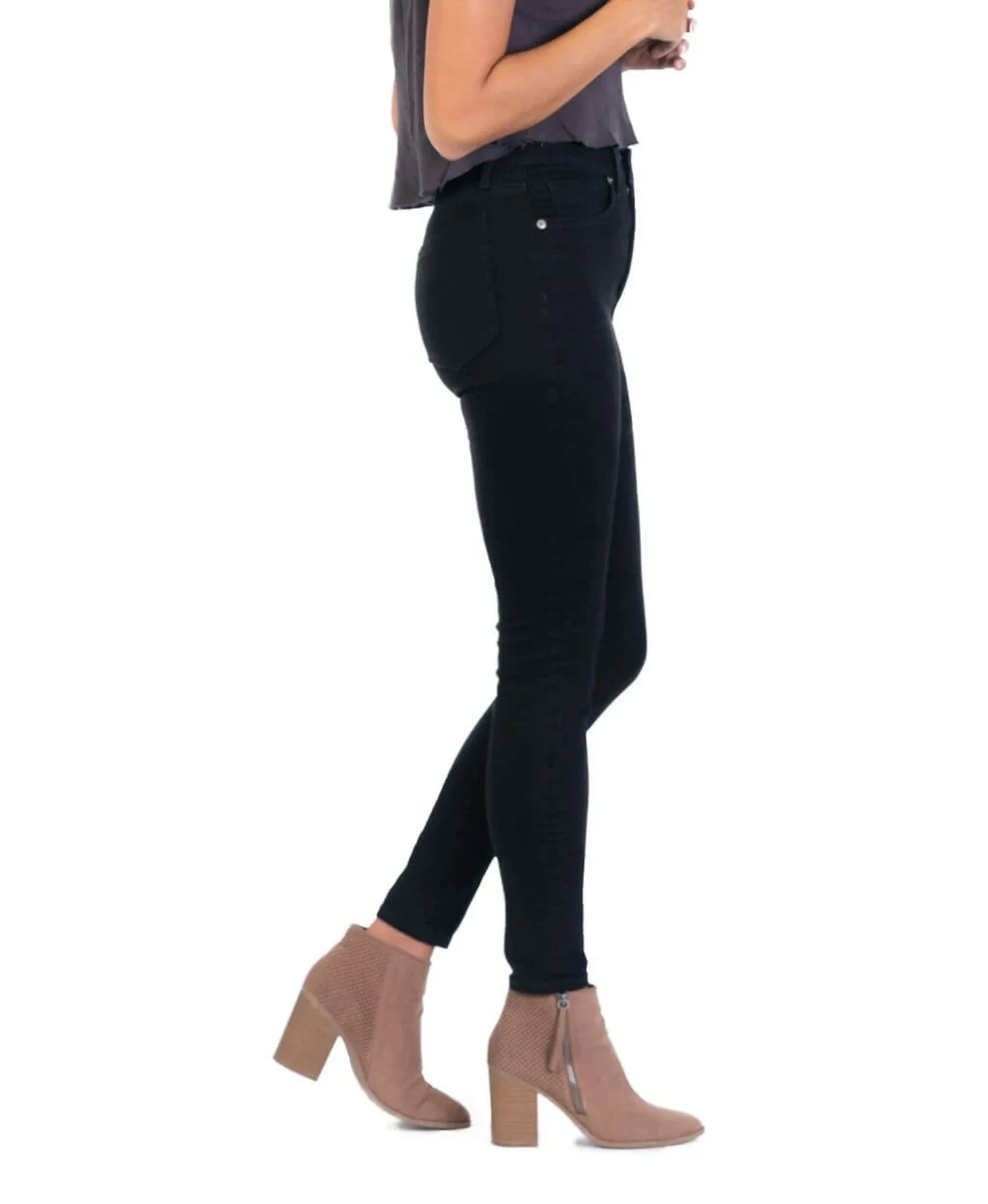 High-Rise Skinny - Jet Black