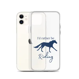 I'd Rather Be Riding iPhone Case