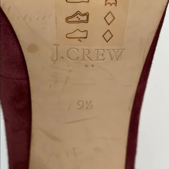 J. Crew factory olive suede pumps