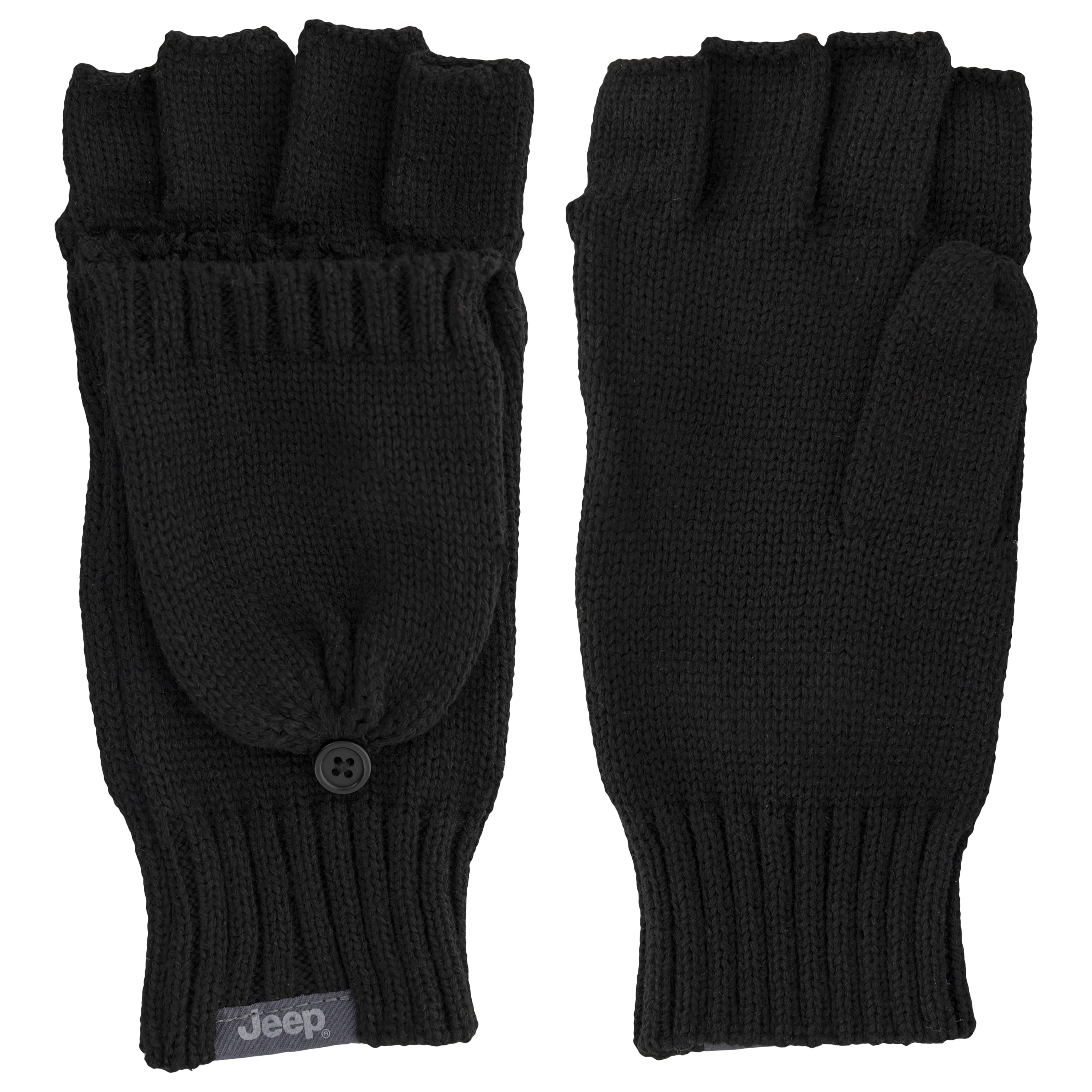 Jeep® 2-Piece Ribbed Beanie and Glove Set