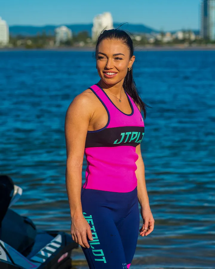 Jetpilot Rx Womens Long Jane Wetsuit - Navy/Pink