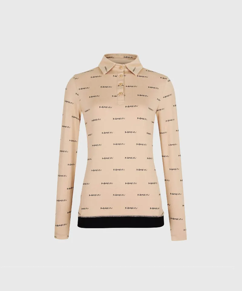 KANDINI Soft & Warm Pique T-Shirt - Beige