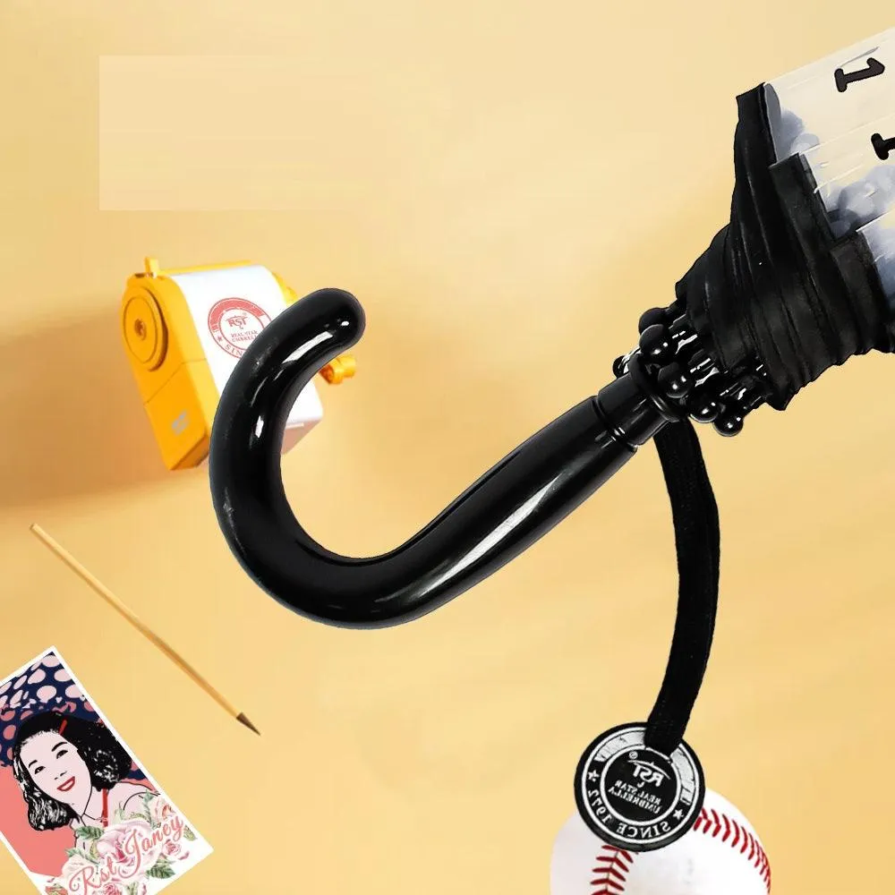 Kids Clear Umbrella with Black Numeral Print