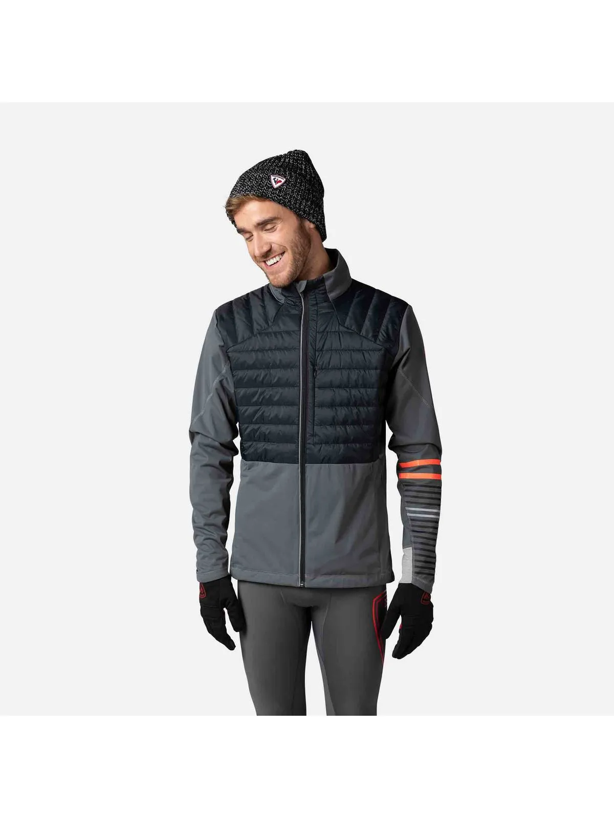 Kurtka męska nordic Rossignol Poursuite Warm Jkt szary