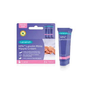 Lansinoh HPA Lanolin Minis Nipple Cream 7ml 3Pk