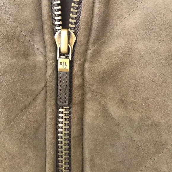 LAUREN RALPH LAUREN WOMENS XS SUEDE VEST