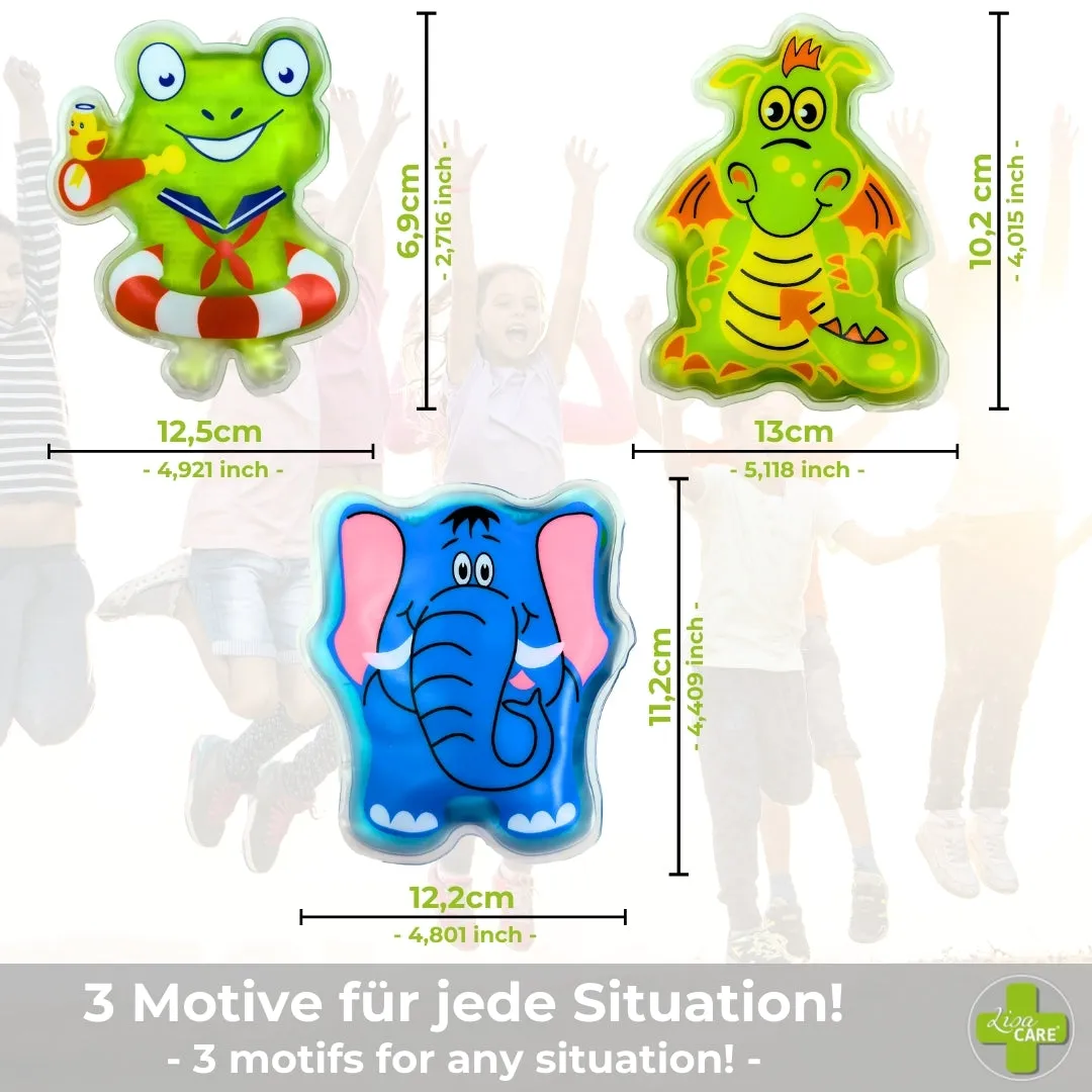 LisaCare Kalt Warm Mehrfachkompressen 3er-Set Kinder