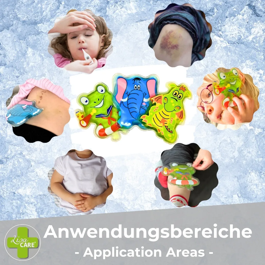 LisaCare Kalt Warm Mehrfachkompressen 3er-Set Kinder