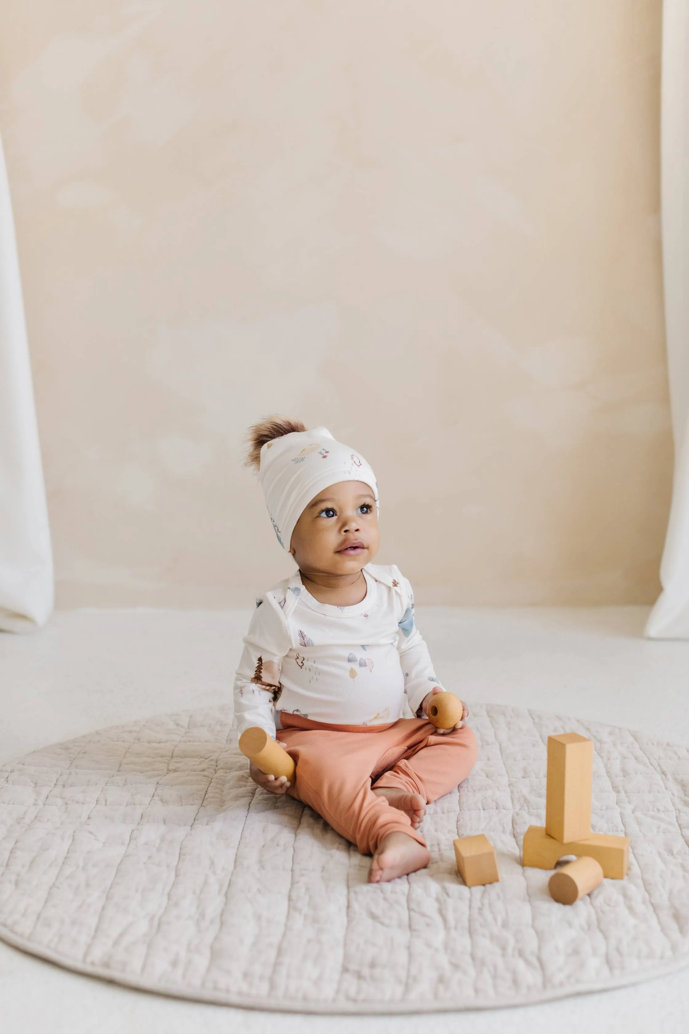 Long Sleeve Bodysuit - Cozy Forest