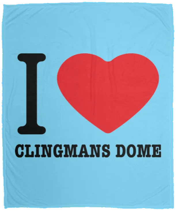 Love Clingmans Dome - Plush Fleece Blanket (50x60)