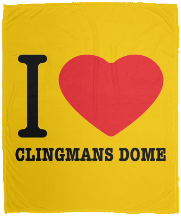 Love Clingmans Dome - Plush Fleece Blanket (50x60)