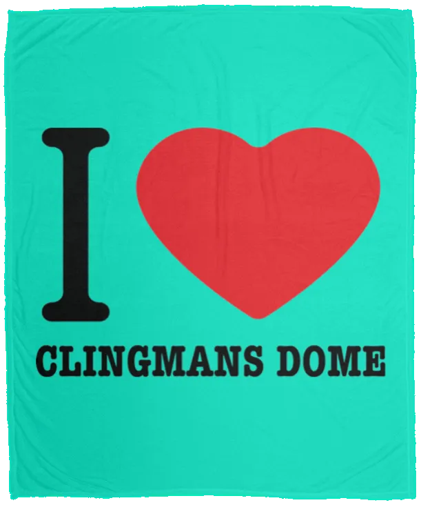 Love Clingmans Dome - Plush Fleece Blanket (50x60)