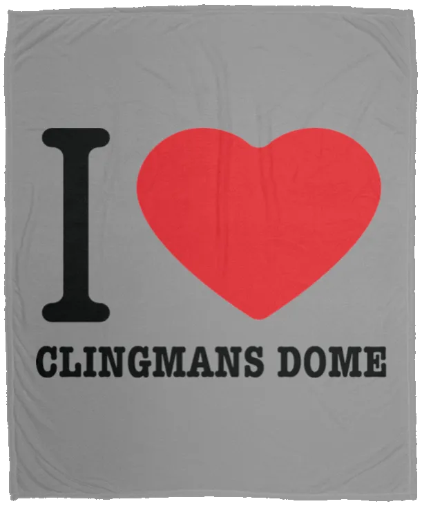 Love Clingmans Dome - Plush Fleece Blanket (50x60)
