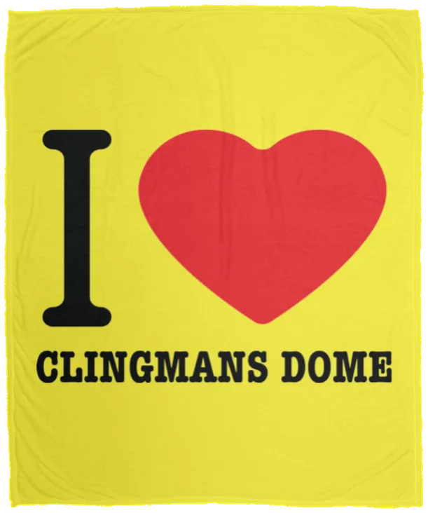 Love Clingmans Dome - Plush Fleece Blanket (50x60)