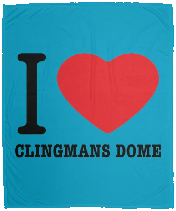 Love Clingmans Dome - Plush Fleece Blanket (50x60)