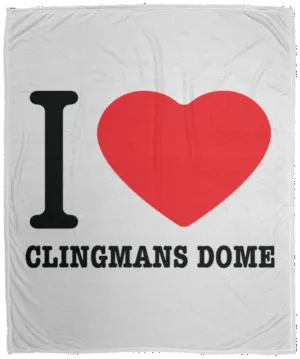Love Clingmans Dome - Plush Fleece Blanket (50x60)