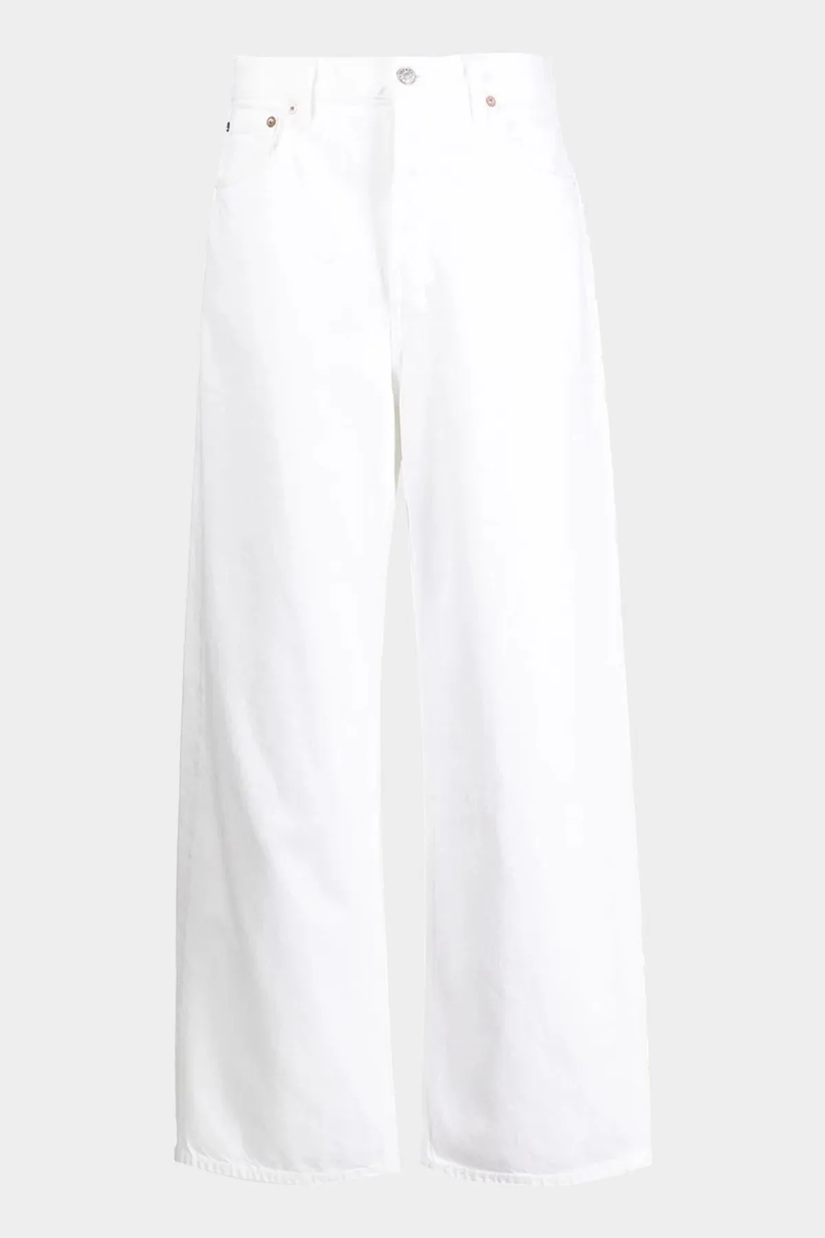 Low Slung Baggy Jean in Milkshake