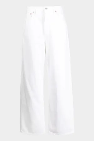 Low Slung Baggy Jean in Milkshake