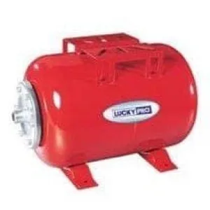 LuckyPro Cylindrical Bladder Pressure Tank for Water Pumps - 19L, 24L, 50L, 100L, 150L, 200L & 300L