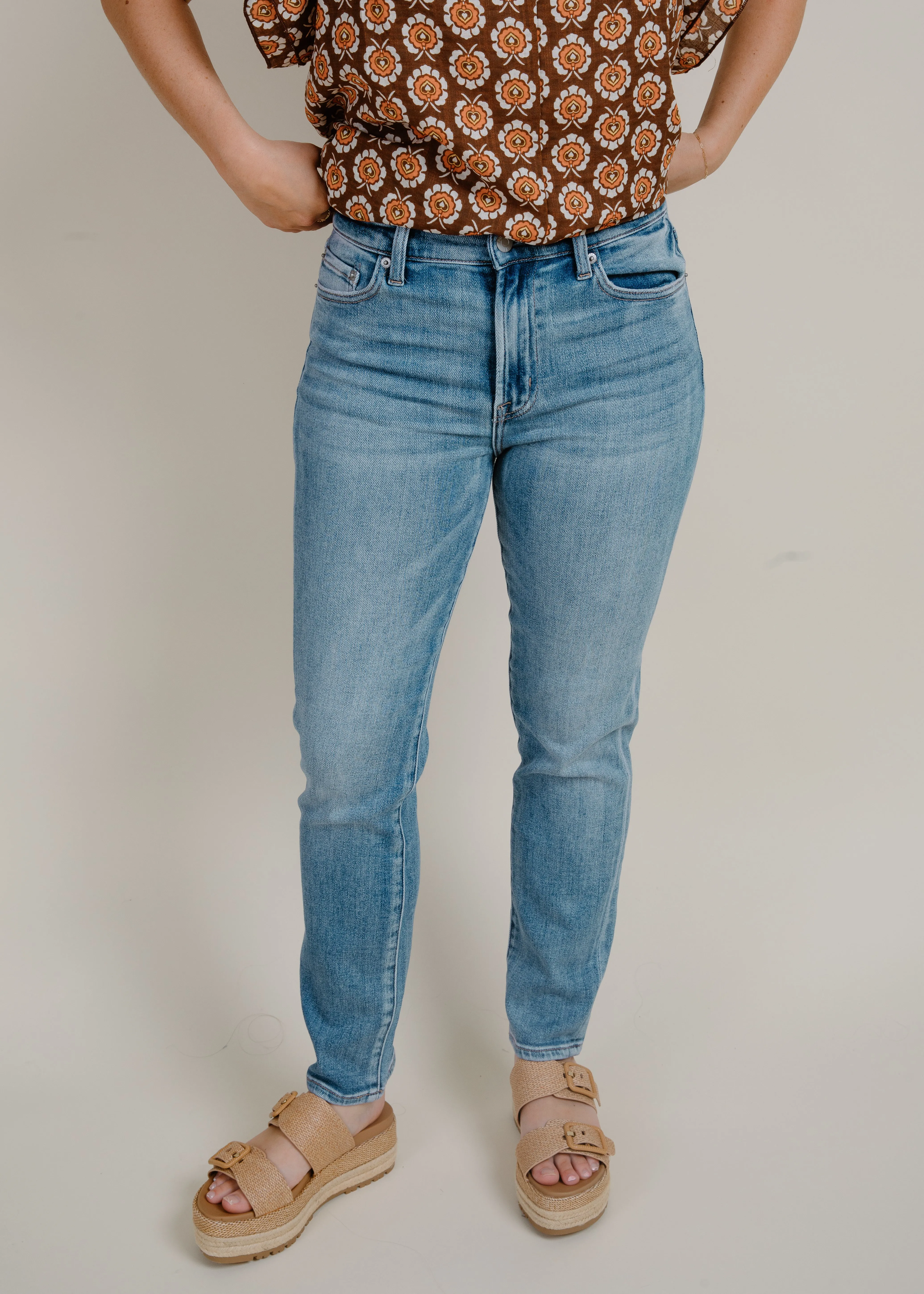 Madi High Rise Slim - Paradise