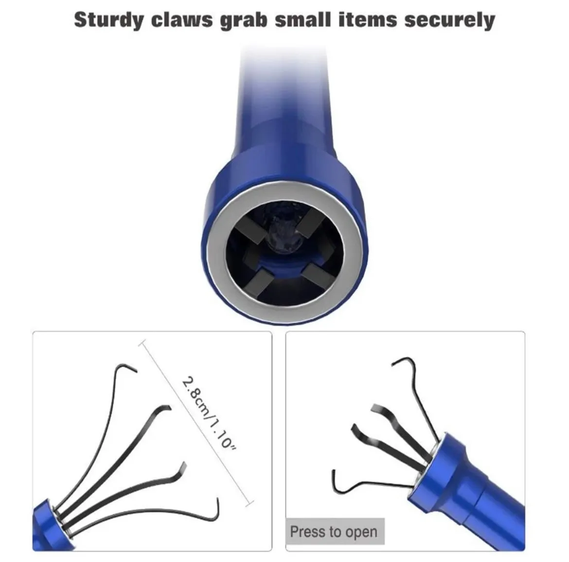 Magnetic Pickup Tool Grabber with LED Light