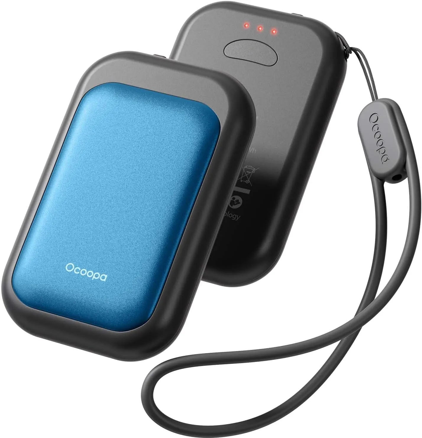 Magnetic Rechargeable Hand Warmers Card-Style Electric Hands Heater 5000mAh 2pck