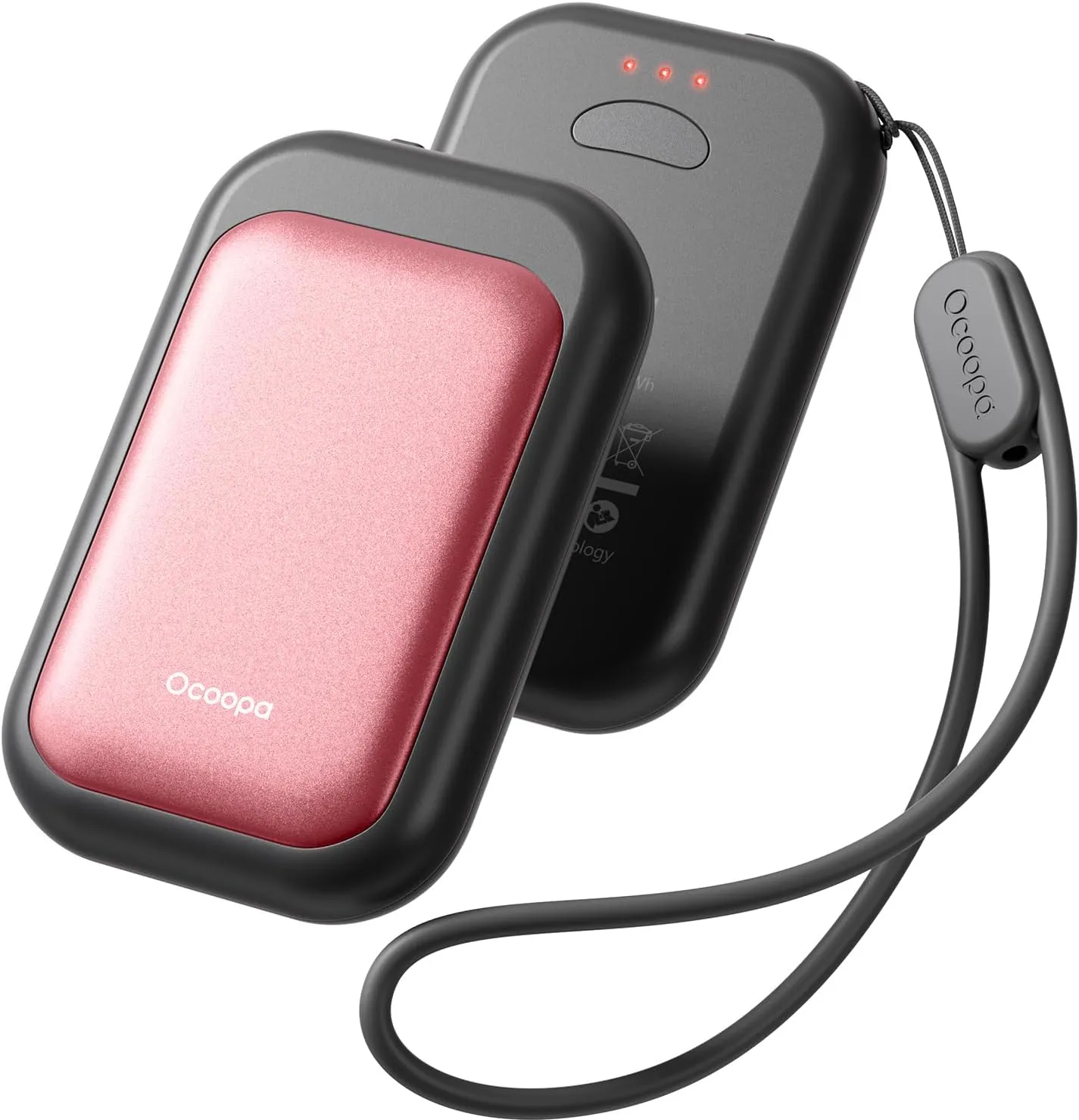 Magnetic Rechargeable Hand Warmers Card-Style Electric Hands Heater 5000mAh 2pck