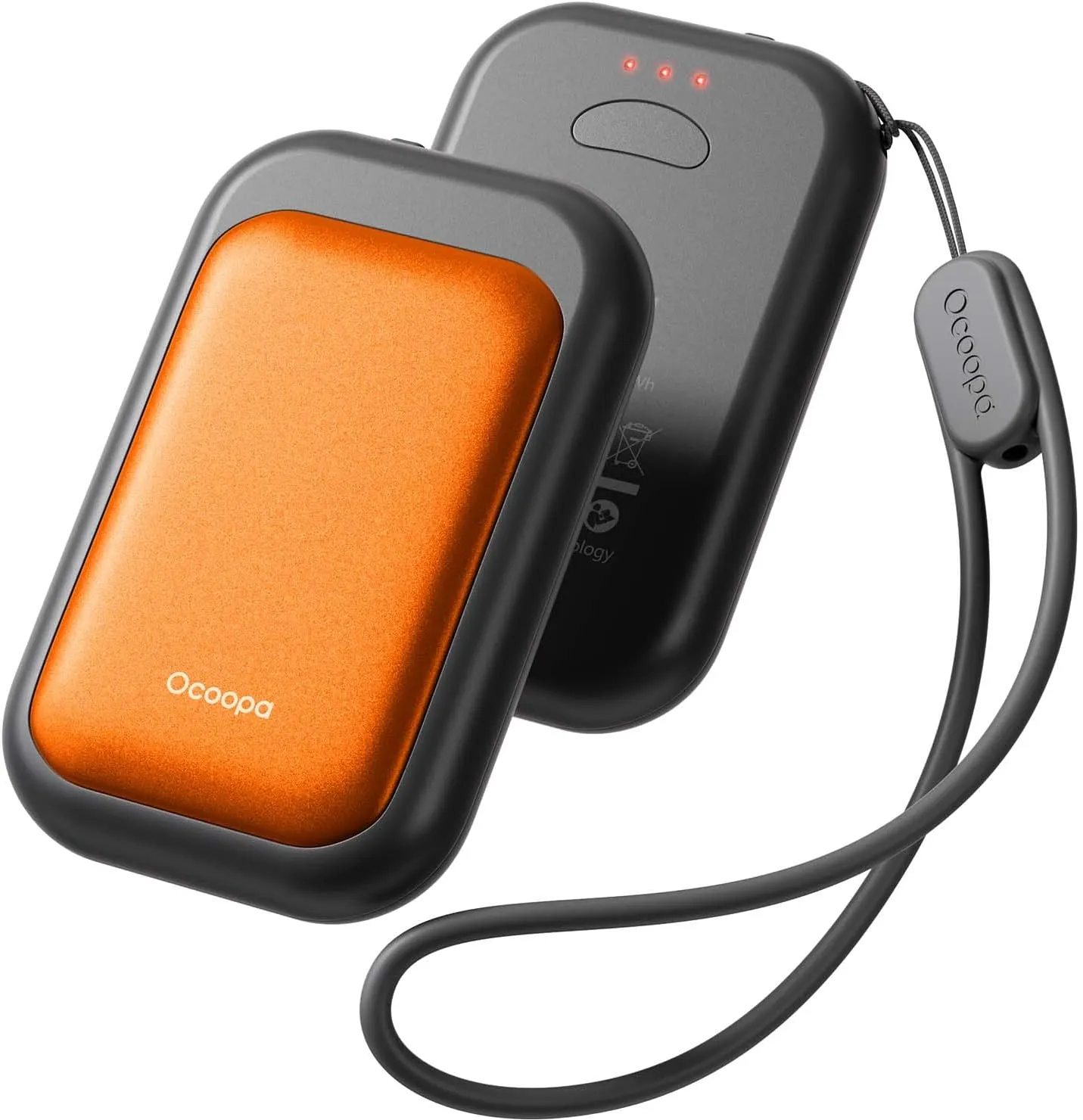 Magnetic Rechargeable Hand Warmers Card-Style Electric Hands Heater 5000mAh 2pck
